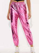 Load image into Gallery viewer, Drawstring Pocketed Elastic Waist Pants
