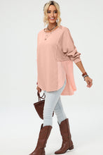 Load image into Gallery viewer, Curved Hem Dolman Sleeve Top

