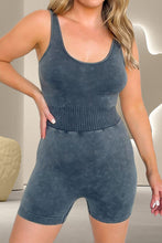 Load image into Gallery viewer, Crisscross Scoop Neck Wide Strap Romper
