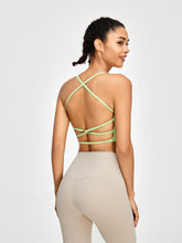 Load image into Gallery viewer, Crisscross Spaghetti Strap Active Bra
