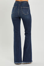 Load image into Gallery viewer, RISEN High Waist Raw Hem Flare Jeans
