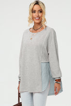 Load image into Gallery viewer, Curved Hem Dolman Sleeve Top
