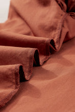 Load image into Gallery viewer, Ruffled Round Neck Cap Sleeve Blouse
