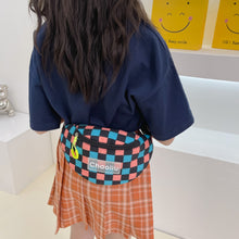 Load image into Gallery viewer, Checkered Nylon Crossbody Bag
