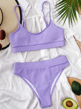 Load image into Gallery viewer, Scoop Neck Spaghetti Strap Two-Piece Swim Set
