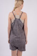 Load image into Gallery viewer, VERY J V-Neck Sleeveless Washed Romper
