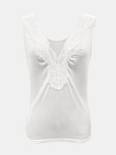 Load image into Gallery viewer, Full Size Lace Detail V-Neck Tank

