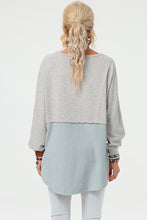 Load image into Gallery viewer, Curved Hem Dolman Sleeve Top
