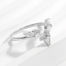Load image into Gallery viewer, Inlaid Zircon 925 Sterling Silver Ring

