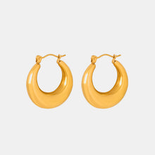 Load image into Gallery viewer, 18K Gold-Plated Huggie Earrings
