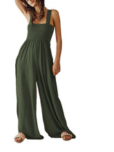 Load image into Gallery viewer, Smocked Wide Strap Jumpsuit
