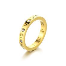 Load image into Gallery viewer, Inlaid Zircon Stainless Steel Ring
