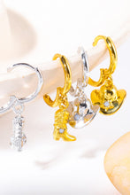 Load image into Gallery viewer, Hat &amp; Boot Shape Asymmetrical Copper 14K Gold Plated Earrings
