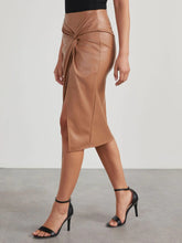 Load image into Gallery viewer, Twist Detail High Waist Skirt
