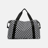 Zenana Checkered Travel Duffle Bag