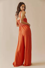 Load image into Gallery viewer, Smocked Wide Strap Jumpsuit
