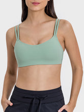 Load image into Gallery viewer, 7367 Scoop Neck Double Strap Active Cami
