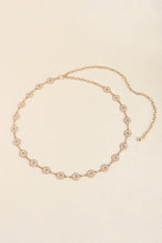 Load image into Gallery viewer, Rhinestone Decor Zinc Alloy Belt
