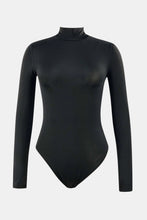 Load image into Gallery viewer, Mock Neck Long Sleeve One-Piece Swimwear
