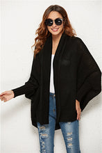 Load image into Gallery viewer, Open Front Batwing Sleeve Cardigan
