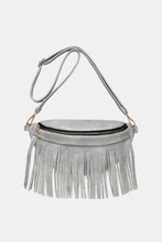 Load image into Gallery viewer, Fringed PU Leather Sling Bag
