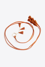 Load image into Gallery viewer, Braid Belt with Tassels
