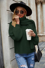 Load image into Gallery viewer, Round Neck Lantern Sleeve Sweater
