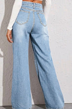 Load image into Gallery viewer, High Waist Wide Leg Jeans
