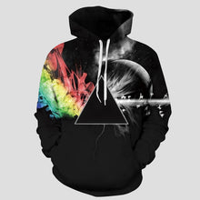 Load image into Gallery viewer, Full Size Printed Drawstring Hoodie with Pockets
