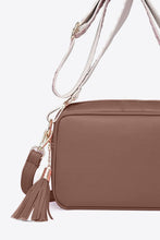 Load image into Gallery viewer, PU Leather Tassel Crossbody Bag
