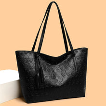 Load image into Gallery viewer, Skeleton Pattern PU Leather Tote Bag
