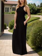 Load image into Gallery viewer, Pocketed Round Neck Sleeveless Dress
