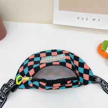 Load image into Gallery viewer, Checkered Nylon Crossbody Bag
