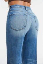 Load image into Gallery viewer, BAYEAS Full Size Ultra High-Waist Gradient Bootcut Jeans
