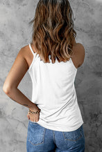 Load image into Gallery viewer, Full Size Cutout Double Spaghetti Straps Top
