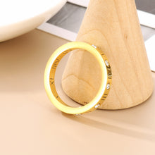 Load image into Gallery viewer, Inlaid Zircon Stainless Steel Ring
