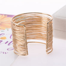 Load image into Gallery viewer, Alloy Layered Cuff Bracelet
