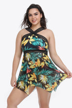 Load image into Gallery viewer, Plus Size Handkerchief-Hem Swim Dress and Bottoms Set
