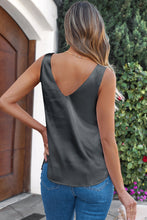 Load image into Gallery viewer, Solid V-Neck Wide Strap Tank
