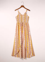 Load image into Gallery viewer, Smocked Printed V-Neck Cami
