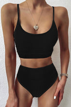 Load image into Gallery viewer, Color Block Spaghetti Strap Two-Piece Swim Set
