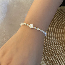 Load image into Gallery viewer, Stainless Steel Shell Letter Bead Bracelet
