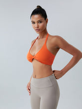 Load image into Gallery viewer, Twisted Halter Neck Active Bra
