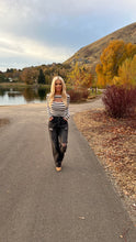 Load image into Gallery viewer, Distressed Straight Leg Jeans
