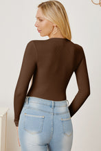 Load image into Gallery viewer, Zip Up Long Sleeve Bodysuit
