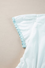 Load image into Gallery viewer, Contrast Trim Button Up Short Sleeve Dress
