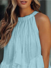 Load image into Gallery viewer, 8189 Full Size Ruched Round Neck Tank
