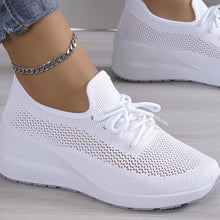 Load image into Gallery viewer, Mesh Breathable Platform Athletic Shoes
