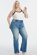 Load image into Gallery viewer, BAYEAS Full Size Ultra High-Waist Gradient Bootcut Jeans
