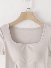Load image into Gallery viewer, Square Neck Short Sleeve T-Shirt
